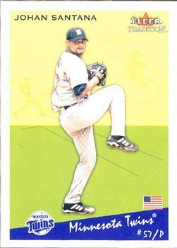 #U134 Johan Santana - Minnesota Twins - 2002 Fleer Tradition Update Baseball
