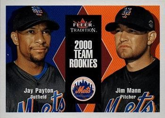 #U134 Jay Payton / Jim Mann - New York Mets - 2000 Fleer Tradition Update Baseball