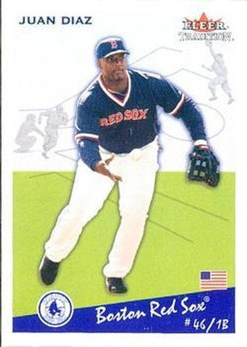 #U151 Juan Diaz - Boston Red Sox - 2002 Fleer Tradition Update Baseball