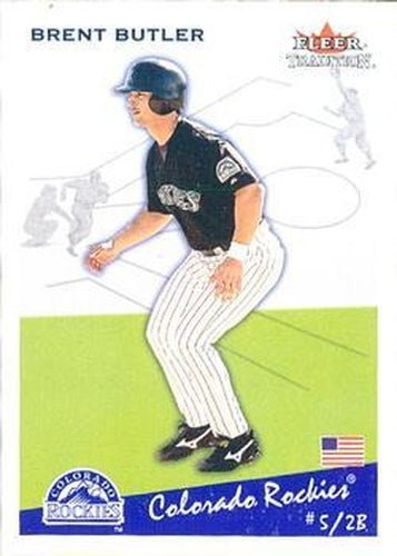 #U156 Brent Butler - Colorado Rockies - 2002 Fleer Tradition Update Baseball