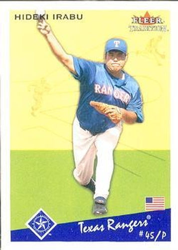 #U159 Hideki Irabu - Texas Rangers - 2002 Fleer Tradition Update Baseball