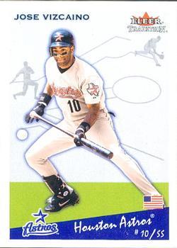 #U162 Jose Vizcaino - Houston Astros - 2002 Fleer Tradition Update Baseball