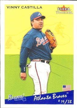 #U164 Vinny Castilla - Atlanta Braves - 2002 Fleer Tradition Update Baseball