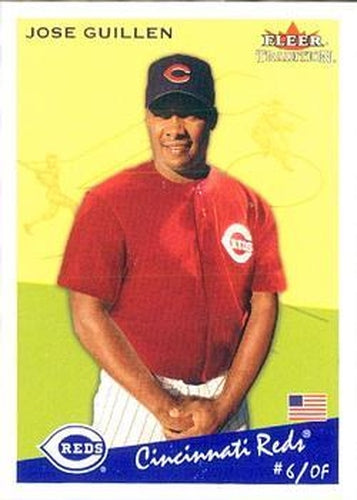 #U176 Jose Guillen - Cincinnati Reds - 2002 Fleer Tradition Update Baseball