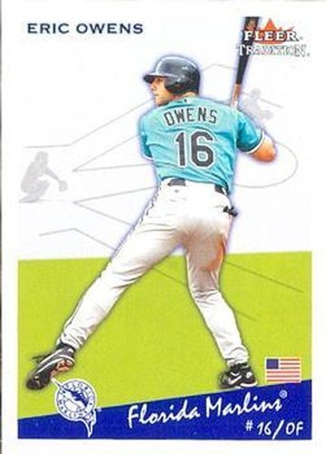 #U178 Eric Owens - Florida Marlins - 2002 Fleer Tradition Update Baseball