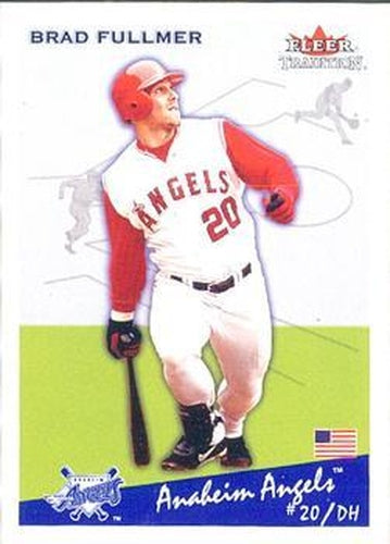 #U210 Brad Fullmer - Anaheim Angels - 2002 Fleer Tradition Update Baseball