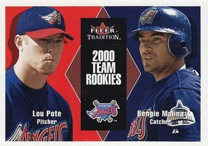 #U21 Lou Pote / Bengie Molina - Anaheim Angels - 2000 Fleer Tradition Update Baseball
