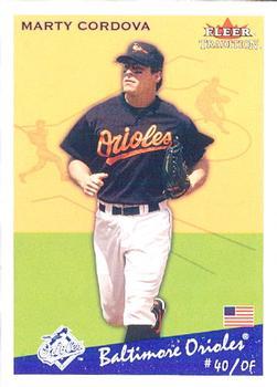 #U224 Marty Cordova - Baltimore Orioles - 2002 Fleer Tradition Update Baseball