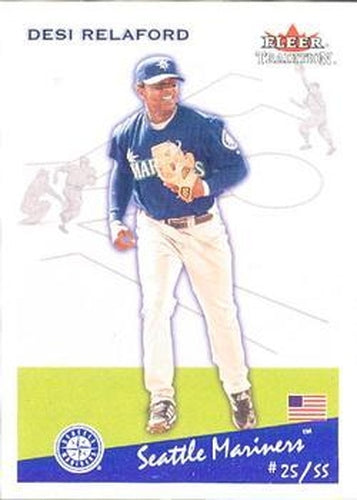 #U225 Desi Relaford - Seattle Mariners - 2002 Fleer Tradition Update Baseball