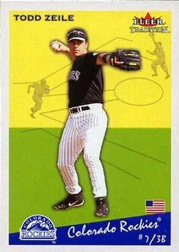 #U233 Todd Zeile - Colorado Rockies - 2002 Fleer Tradition Update Baseball