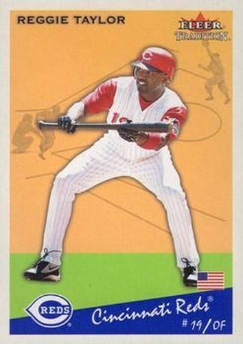 #U245 Reggie Taylor - Cincinnati Reds - 2002 Fleer Tradition Update Baseball