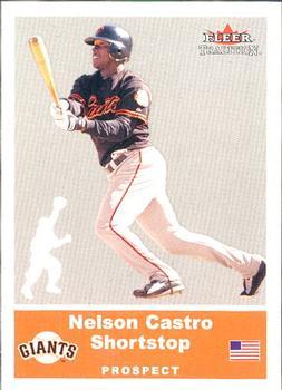 #U24 Nelson Castro - San Francisco Giants - 2002 Fleer Tradition Update Baseball