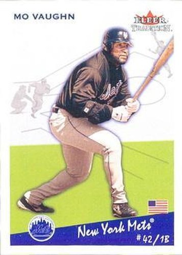 #U261 Mo Vaughn - New York Mets - 2002 Fleer Tradition Update Baseball