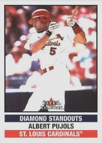 #U276 Albert Pujols - St. Louis Cardinals - 2002 Fleer Tradition Update Baseball