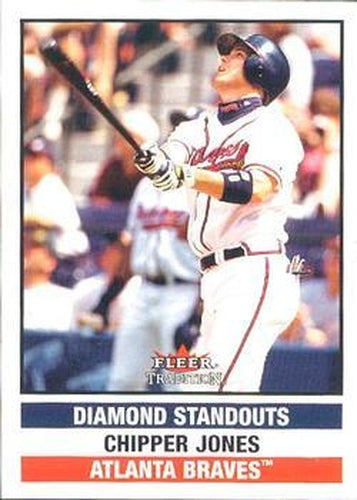 #U284 Chipper Jones - Atlanta Braves - 2002 Fleer Tradition Update Baseball