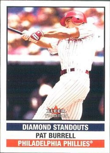 #U286 Pat Burrell - Philadelphia Phillies - 2002 Fleer Tradition Update Baseball