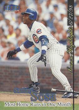 #U2 Sammy Sosa - Chicago Cubs - 1998 Fleer Tradition Update Baseball