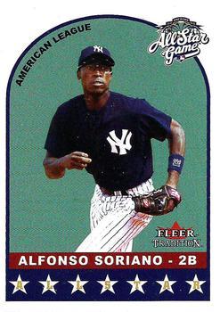#U301 Alfonso Soriano - New York Yankees - 2002 Fleer Tradition Update Baseball