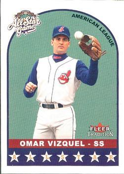 #U309 Omar Vizquel - Cleveland Indians - 2002 Fleer Tradition Update Baseball