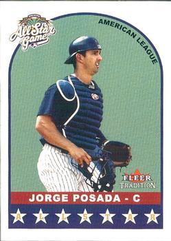 #U310 Jorge Posada - New York Yankees - 2002 Fleer Tradition Update Baseball