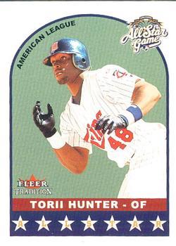 #U314 Torii Hunter - Minnesota Twins - 2002 Fleer Tradition Update Baseball