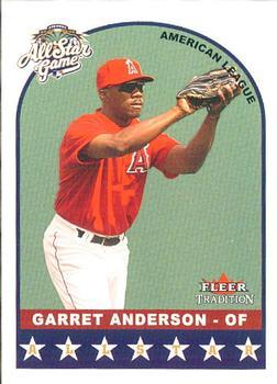 #U315 Garret Anderson - Anaheim Angels - 2002 Fleer Tradition Update Baseball