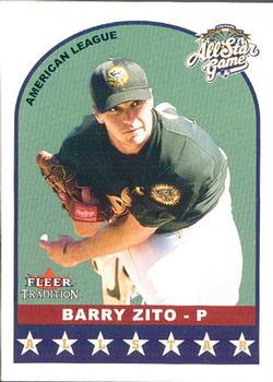 #U326 Barry Zito - Oakland Athletics - 2002 Fleer Tradition Update Baseball