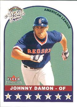 #U327 Johnny Damon - Boston Red Sox - 2002 Fleer Tradition Update Baseball
