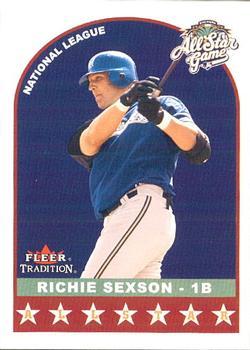 #U330 Richie Sexson - Milwaukee Brewers - 2002 Fleer Tradition Update Baseball