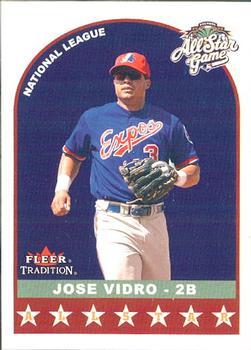 #U331 Jose Vidro - Montreal Expos - 2002 Fleer Tradition Update Baseball