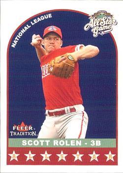 #U334 Scott Rolen - Philadelphia Phillies - 2002 Fleer Tradition Update Baseball