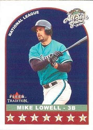 #U335 Mike Lowell - Florida Marlins - 2002 Fleer Tradition Update Baseball