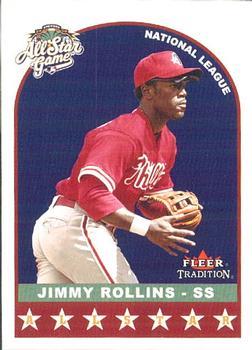 #U336 Jimmy Rollins - Philadelphia Phillies - 2002 Fleer Tradition Update Baseball
