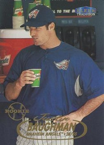 #U33 Justin Baughman - Anaheim Angels - 1998 Fleer Tradition Update Baseball