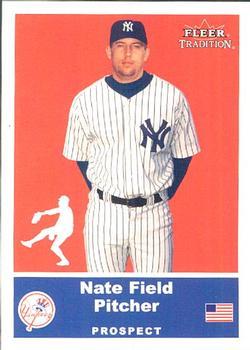 #U33 Nate Field - New York Yankees - 2002 Fleer Tradition Update Baseball