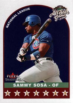 #U340 Sammy Sosa - Chicago Cubs - 2002 Fleer Tradition Update Baseball
