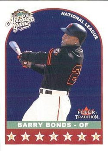 #U341 Barry Bonds - San Francisco Giants - 2002 Fleer Tradition Update Baseball