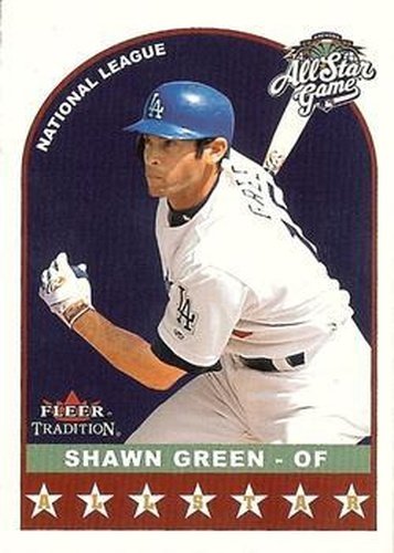 #U345 Shawn Green - Los Angeles Dodgers - 2002 Fleer Tradition Update Baseball