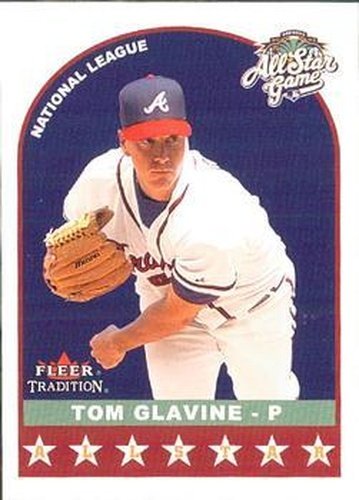 #U348 Tom Glavine - Atlanta Braves - 2002 Fleer Tradition Update Baseball