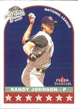 #U350 Randy Johnson - Arizona Diamondbacks - 2002 Fleer Tradition Update Baseball