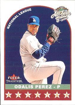 #U353 Odalis Perez - Los Angeles Dodgers - 2002 Fleer Tradition Update Baseball