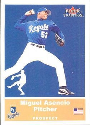 #U35 Miguel Asencio - Kansas City Royals - 2002 Fleer Tradition Update Baseball