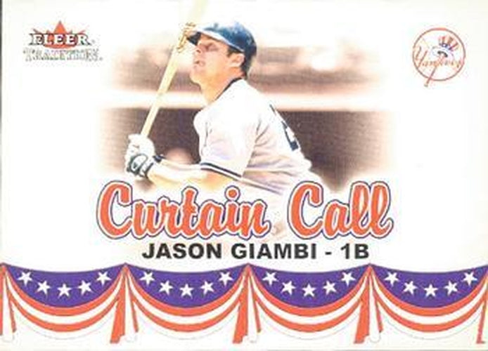 #U366 Jason Giambi - New York Yankees - 2002 Fleer Tradition Update Baseball