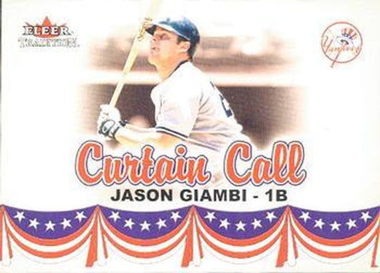 #U366 Jason Giambi - New York Yankees - 2002 Fleer Tradition Update Baseball