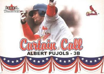 #U368 Albert Pujols - St. Louis Cardinals - 2002 Fleer Tradition Update Baseball