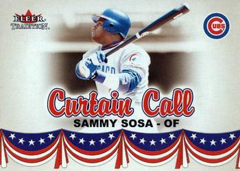 #U376 Sammy Sosa - Chicago Cubs - 2002 Fleer Tradition Update Baseball