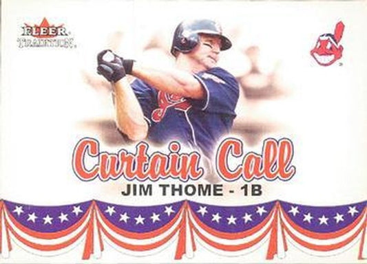 #U380 Jim Thome - Cleveland Indians - 2002 Fleer Tradition Update Baseball