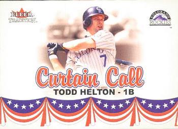 #U381 Todd Helton - Colorado Rockies - 2002 Fleer Tradition Update Baseball