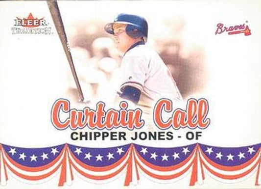 #U383 Chipper Jones - Atlanta Braves - 2002 Fleer Tradition Update Baseball