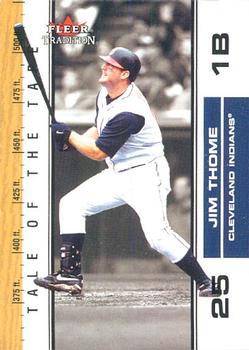 #U387 Jim Thome - Cleveland Indians - 2002 Fleer Tradition Update Baseball